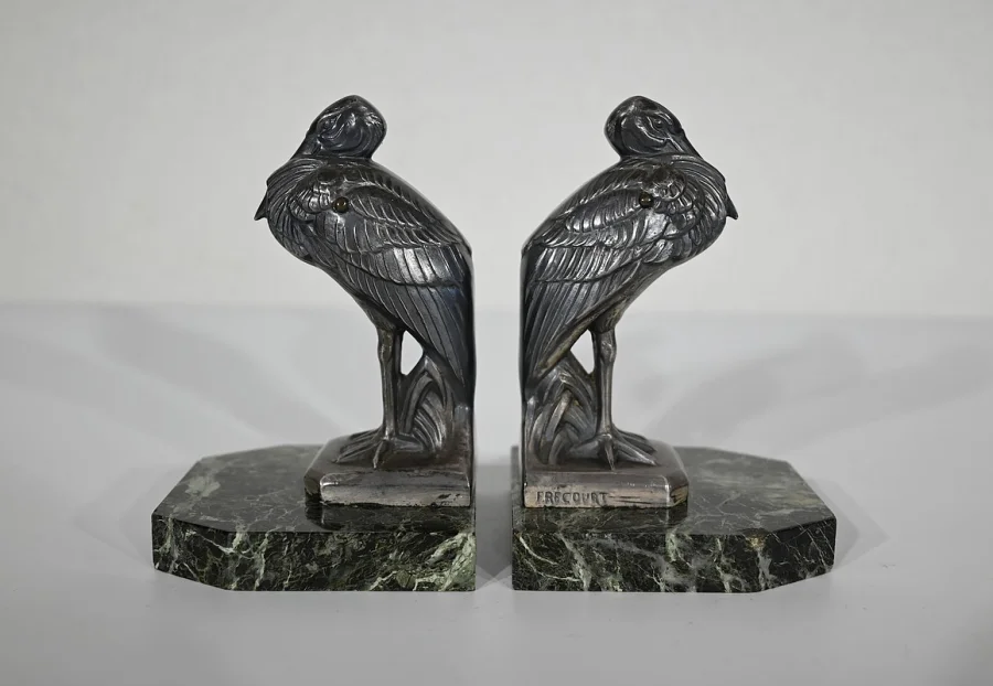 BUCHSTÜTZEN signiert M. FRECOURT