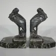Paire de Serre-livres « Hérons » signés M. Frécourt, Art Déco – 1920