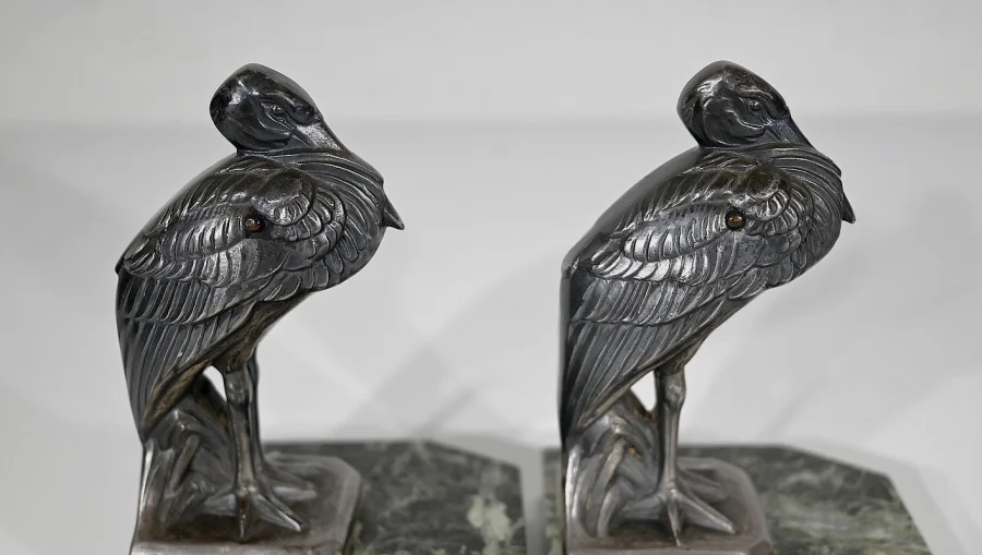BUCHSTÜTZEN signiert M. FRECOURT