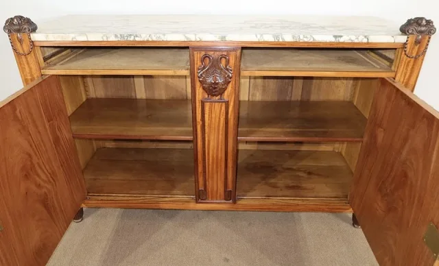 Buffet en Acajou blond de Ceylan, Art Déco – Début XXe
