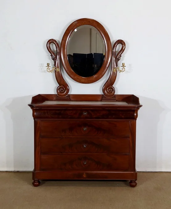 FRENCH RESTAURATION PERIOD DRESSING TABLE
