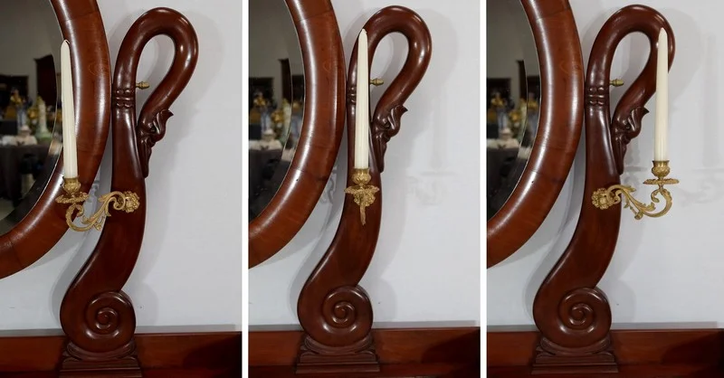 FRENCH RESTAURATION PERIOD DRESSING TABLE