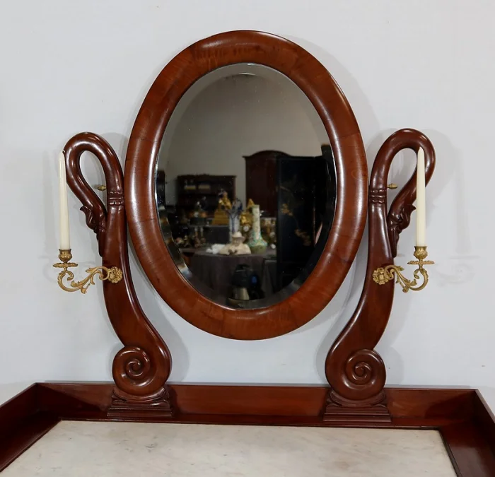FRENCH RESTAURATION PERIOD DRESSING TABLE