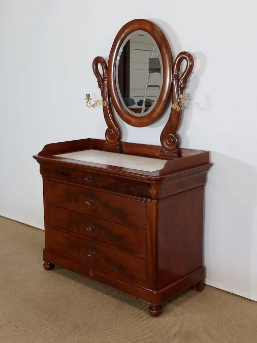 FRENCH RESTAURATION PERIOD DRESSING TABLE