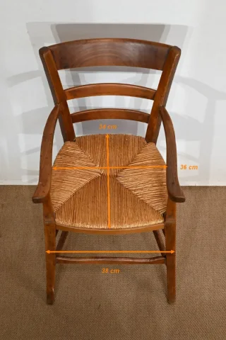 Chaise haute d’enfant, en Merisier – Fin XIXe