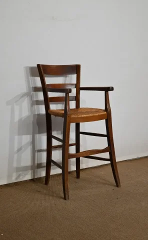Chaise haute d’enfant, en Merisier – Fin XIXe