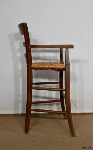 Chaise haute d’enfant, en Merisier – Fin XIXe