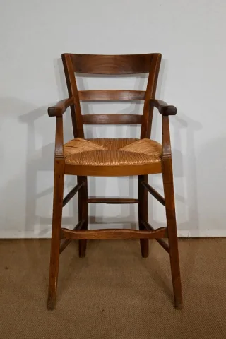 Chaise haute d’enfant, en Merisier – Fin XIXe