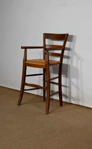Chaise haute d’enfant, en Merisier – Fin XIXe