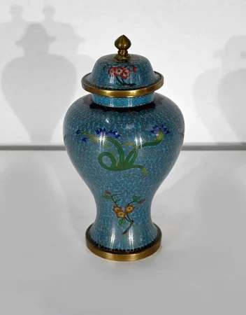 Potiche en Émaux cloisonnés et Bronze, Japon – Fin XIXe