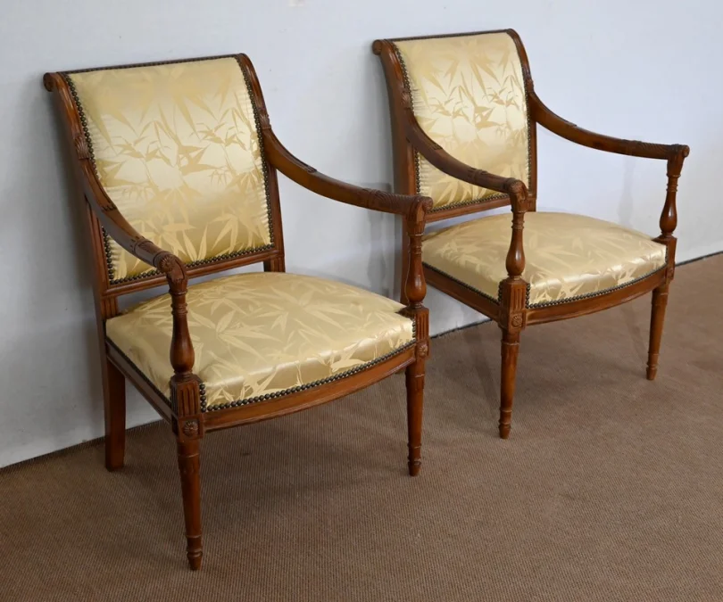 PAAR SESSEL IM LOUIS XVI-STIL