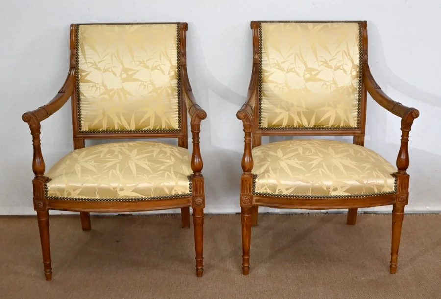 PAAR SESSEL IM LOUIS XVI-STIL