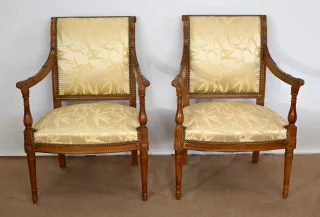 PAAR SESSEL IM LOUIS XVI-STIL