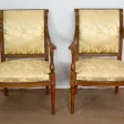 Paire de Fauteuils en Acajou, style Louis XVI / Directoire – Début XIXe