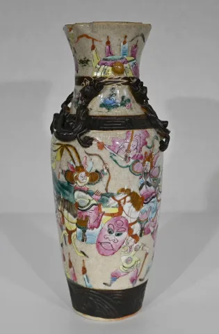 南京磁器の花瓶