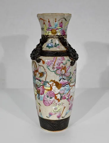 南京磁器の花瓶