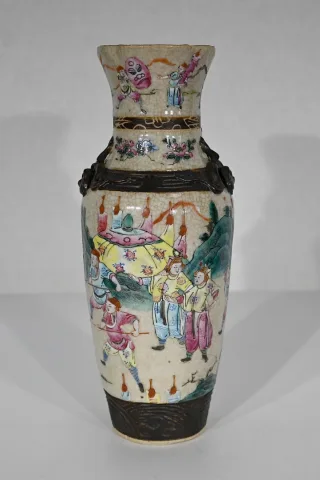 南京磁器の花瓶