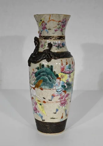 南京磁器の花瓶
