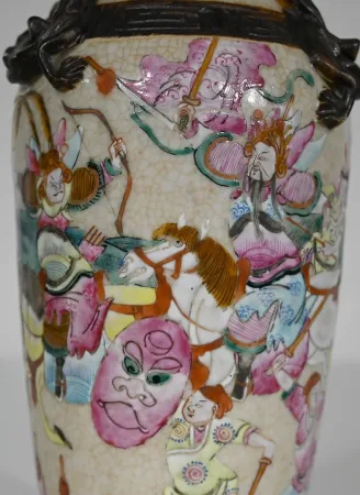 Vase en Porcelaine de Nankin, Chine – Fin XIXe