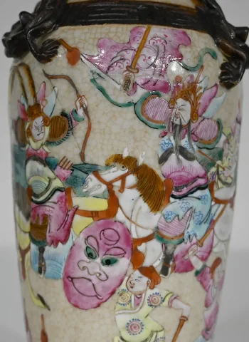 南京磁器の花瓶