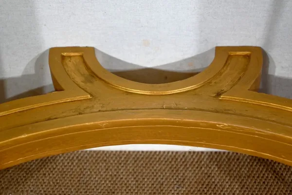 Console en Marbre et Bois Doré, style Louis XVI – Début XXe