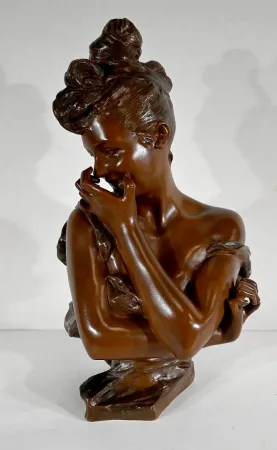 BRONZE SCULPTURE by G. VAN DER STRAETEN