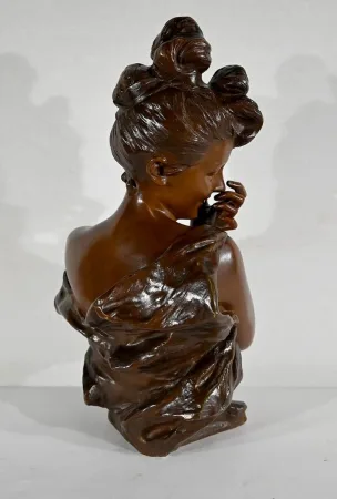 BRONZE SCULPTURE by G. VAN DER STRAETEN