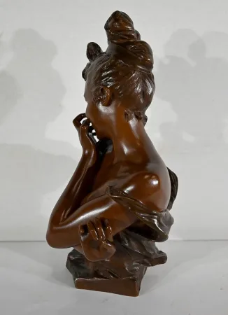 BRONZE SCULPTURE by G. VAN DER STRAETEN