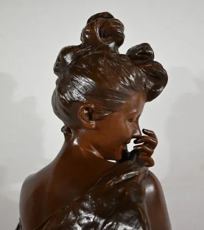 BRONZE SCULPTURE by G. VAN DER STRAETEN