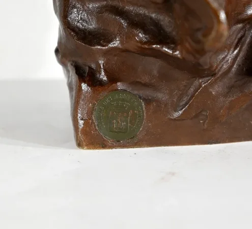 BRONZE SCULPTURE by G. VAN DER STRAETEN