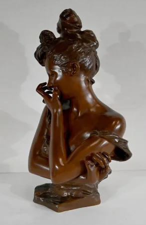 BRONZE SCULPTURE by G. VAN DER STRAETEN