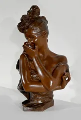BRONZE SCULPTURE by G. VAN DER STRAETEN