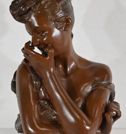 BRONZE SCULPTURE by G. VAN DER STRAETEN