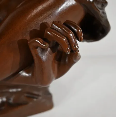 BRONZE SCULPTURE by G. VAN DER STRAETEN