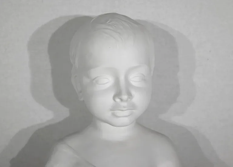 Buste d’Enfant en Biscuit de Limoges – Début XXe