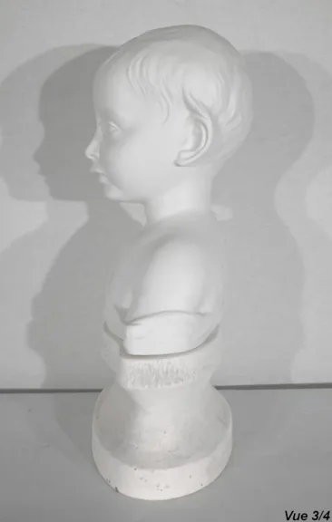 Buste d’Enfant en Biscuit de Limoges – Début XXe