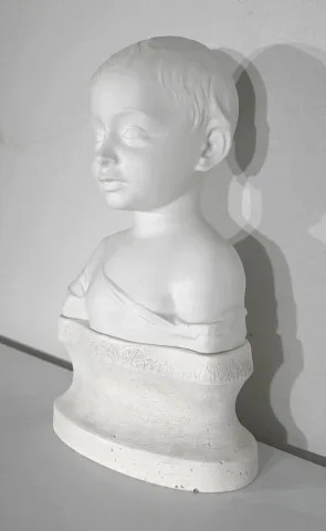 Buste d’Enfant en Biscuit de Limoges – Début XXe