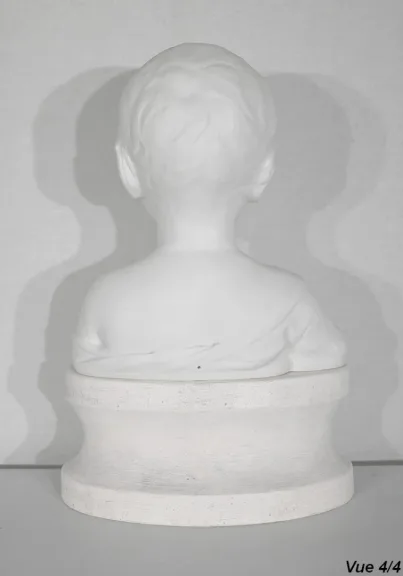 Buste d’Enfant en Biscuit de Limoges – Début XXe