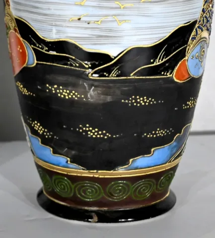 薩摩花瓶のペア