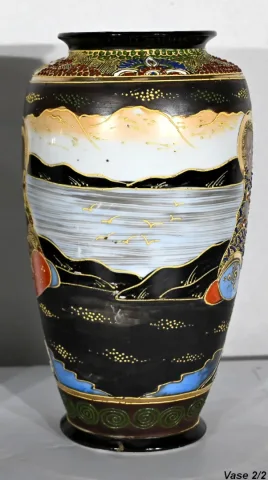 薩摩花瓶のペア