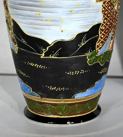 薩摩花瓶のペア