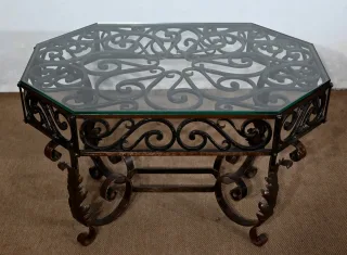 Couchtisch aus Schmiedeeisen