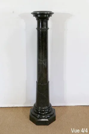 Colonne à plateau tournant en Marbre Vert de Mer – 2ème moitié XIXe