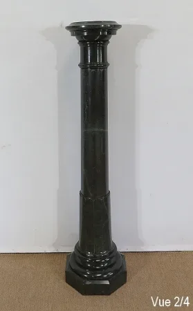 Colonne à plateau tournant en Marbre Vert de Mer – 2ème moitié XIXe