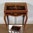 Bureau de Dame en Bois Précieux, style Louis XV, époque Napoléon III – 2ème moitié du XIXe