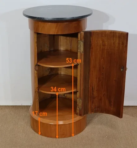 FRENCH EMPIRE STYLE BEDSIDE TABLE