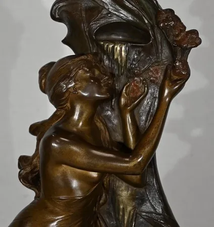 E. Drouot 的青铜雕塑