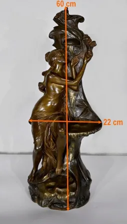 E. Drouot 的青铜雕塑