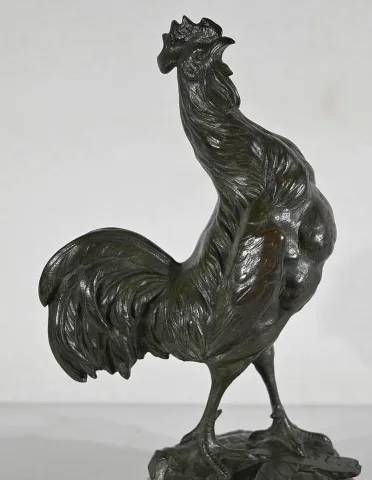 Bronze « Le Coq Gaulois », de G. Vacossin – Début XXe
