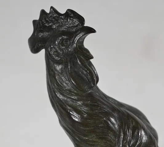 Bronze « Le Coq Gaulois », de G. Vacossin – Début XXe